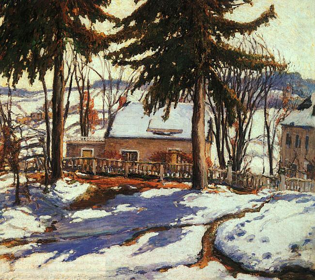 February Thaw, Silvermine Connecticut, Charles Reiffel